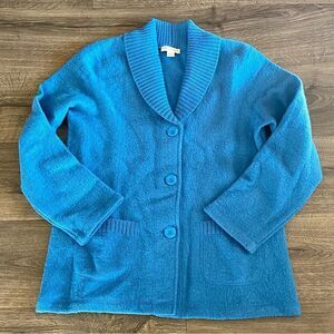 𝅺APPLESEED’S shawl collar wool cardigan size M